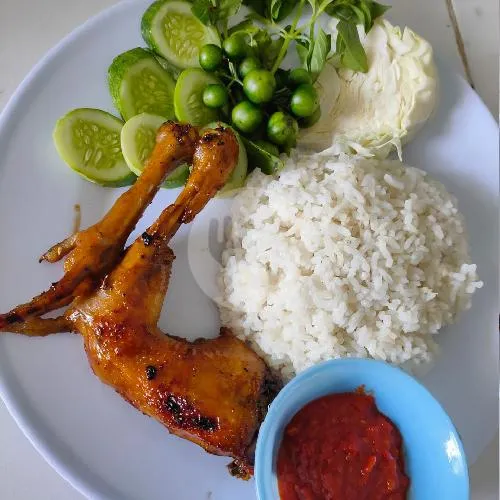 Ayam Bakar Pejantan + Nasi